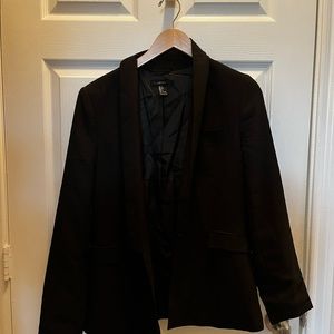 Fleece 21 black blazer